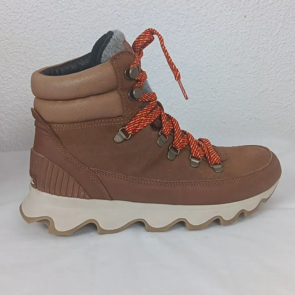 Sorel Velvet Tan Women's Kinetic Conquest Winter Waterproof Boots Size 10 - Picture 7 of 14